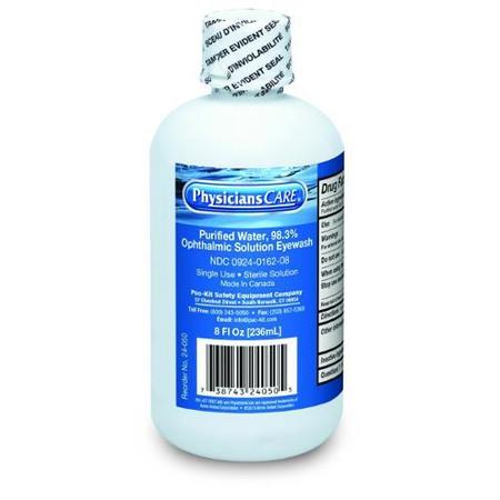 FIRST AID ONLY 8 oz Eye Wash Solution 24-050